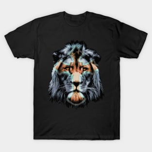 Lion Cross Vector Graphic Design v4. T-Shirt